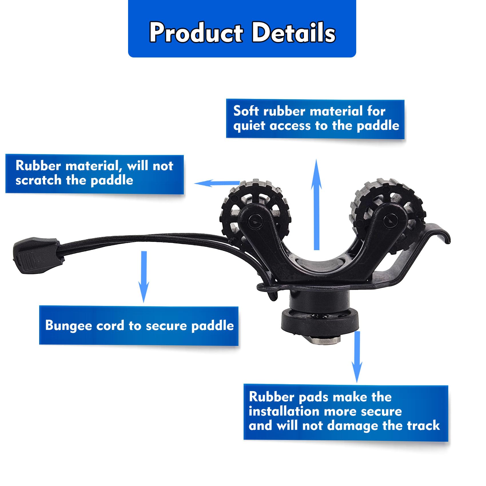 Kayak Rail Paddle Holder Kayak - Fishing Kayak Anchor ulasan dan harga