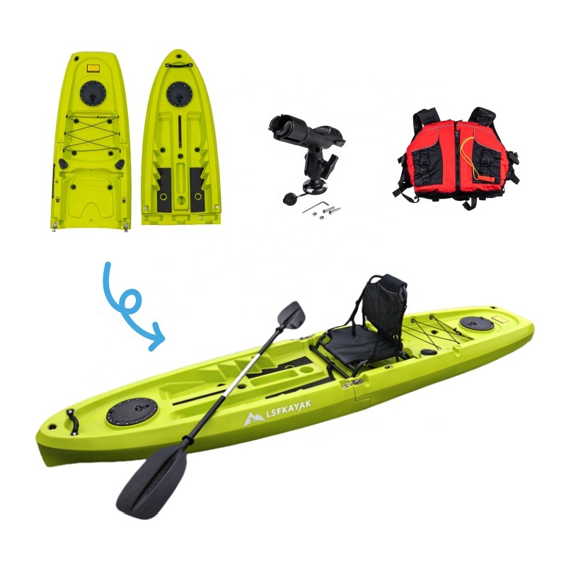 LSF Novel 3.3Meter 11FT Split  - Fishing Kayak Pedal Drive ulasan dan harga