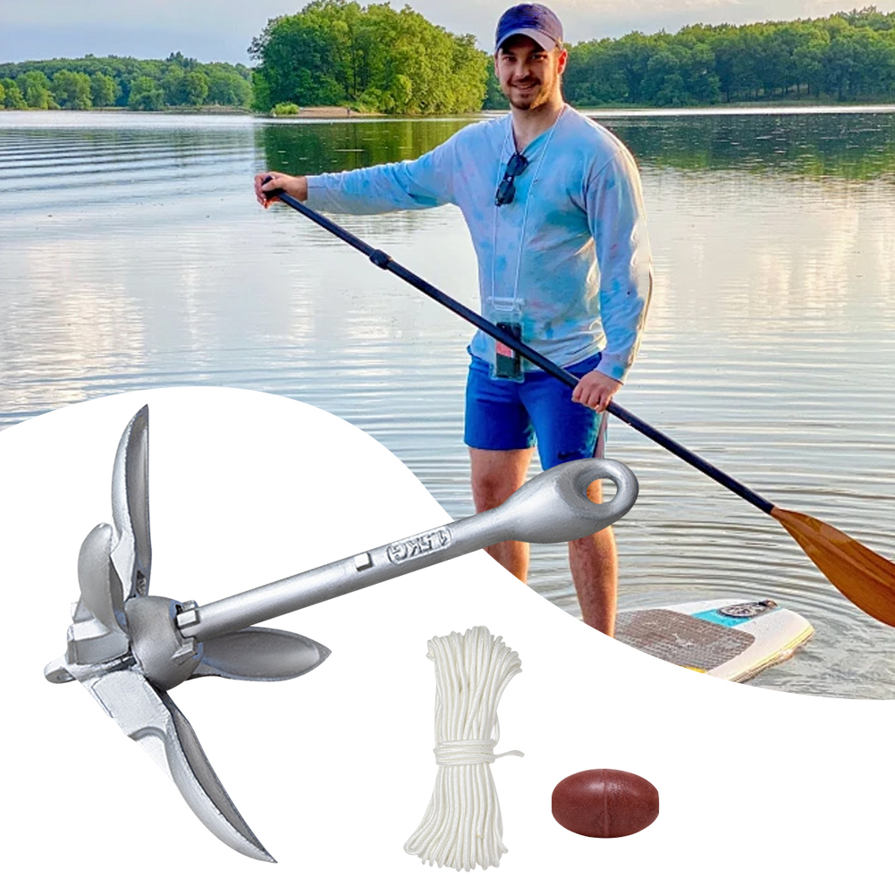 0.7/1.5KG Grapnel Anchor Folda - Fishing Kayak Anchor ulasan dan harga