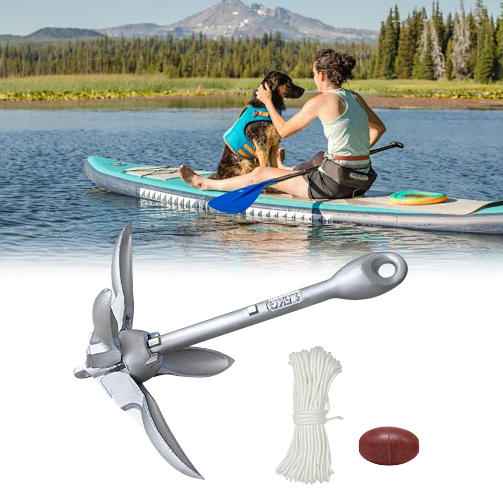 0.7/1.5KG Grapnel Anchor Folda - Fishing Kayak Anchor ulasan dan harga