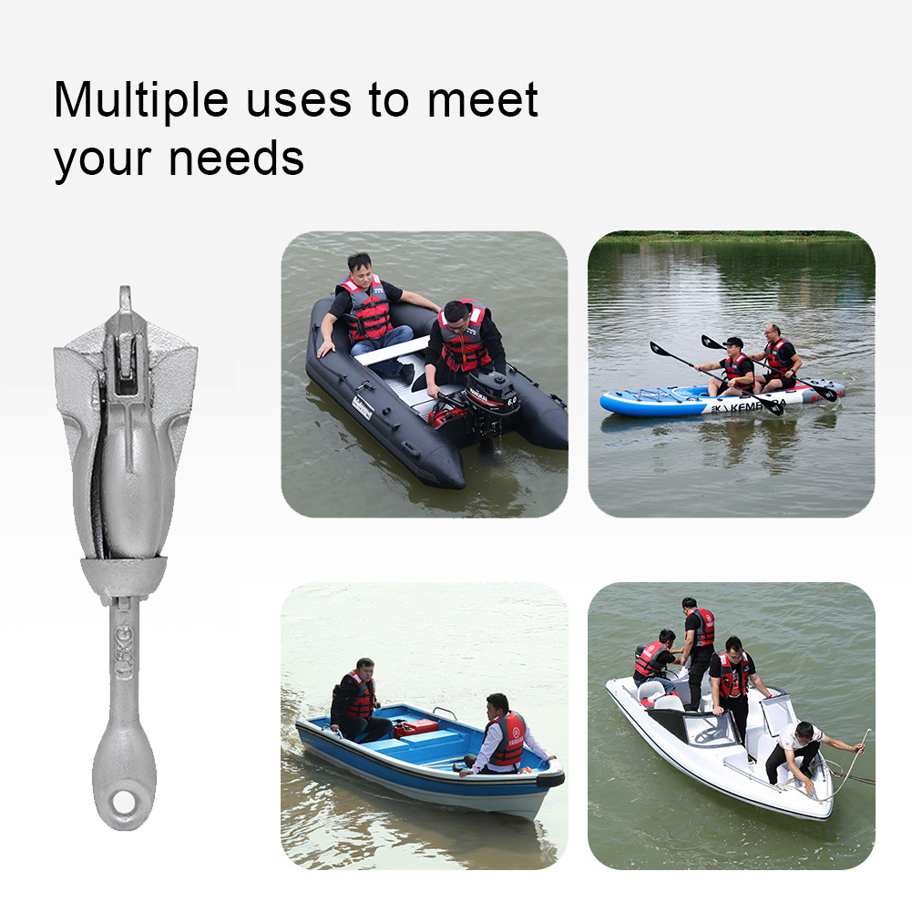 0.7/1.5KG Grapnel Anchor Folda - Fishing Kayak Anchor ulasan dan harga